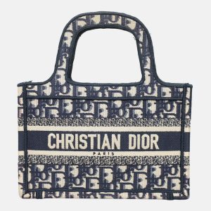 Dior Blue Mini Book Tote Bag, Tote Handbags - Luxury Closet catalog