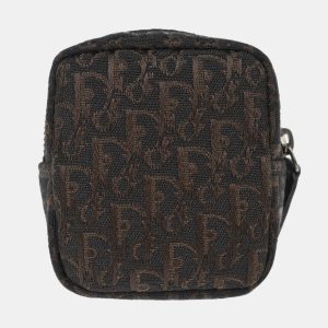 Dior Trotter Mini Brown Canvas Pouch Bag, Handbags - Luxury Closet catalog