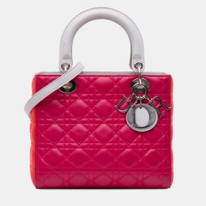 Dior Pink Medium Lambskin Cannage Lady Dior, Satchels - Luxury Closet catalog