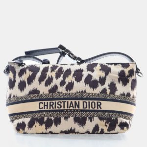 Dior Diortravel Nomad Small Canvas Leopard Pouch, Wallets & Money Clips - Luxury Closet catalog