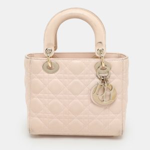 Dior Beige Cannage Leather Small Lady Dior My ABCDior Tote, Tote Handbags - Luxury Closet catalog