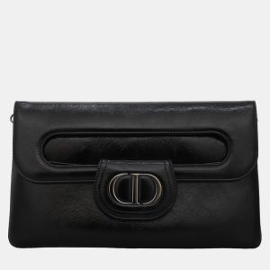 Dior Medium DiorDouble Chain Black Crossbody Bag, Shoulder Bags - Luxury Closet catalog