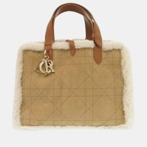 Dior Toujours Medium Brown Mouton Top Handle Bag, Satchels - Luxury Closet catalog