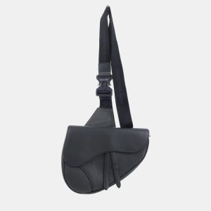 Christian Dior Saddle Black Leather Handbag, Handbags - Luxury Closet catalog