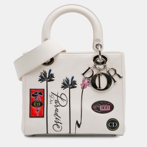 Dior White Medium Lambskin Paradise Lady Dior, Satchels - Luxury Closet catalog