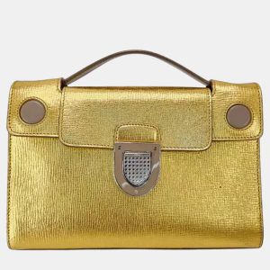 Dior Diorever Gold Leather Clutch Bag, Clutches & Special Occasion Bags - Luxury Closet catalog