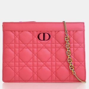 Dior Every Dior Caro Pink Calfskin Pouch Bag, Handbags - Luxury Closet catalog