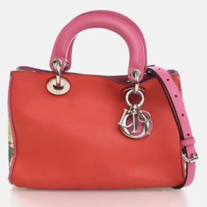 Dior Diorissimo Small Pink Red Calfskin Python Tote Bag, Tote Handbags - Luxury Closet catalog