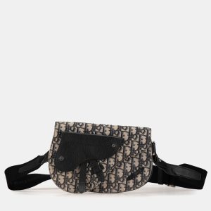 Dior Brown Oblique Canvas Saddle Messenger Bag, Shoulder Bags - Luxury Closet catalog