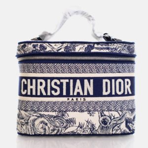 Dior Diortravel Vanity Case Toile de Jouy Canvas Bag, Satchels - Luxury Closet catalog