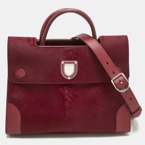 Dior Red Calfhair and Leather Medium Diorever Tote, Tote Handbags - Luxury Closet catalog