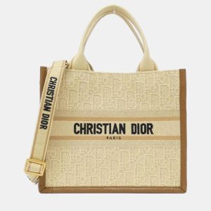 Dior Oblique Book Tote Small Multicolor Fabric Tote Bag, Tote Handbags - Luxury Closet catalog