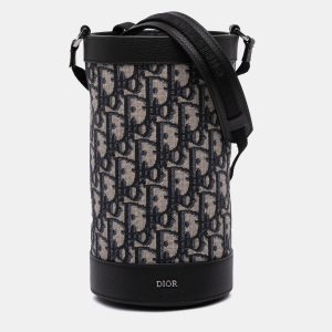 Dior Blue Oblique Canvas Thermo Bottle Holder, Shoulder Bags - Luxury Closet catalog
