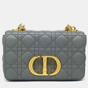 Dior Grey Leather Carobag Small bag, Handbags - Luxury Closet catalog