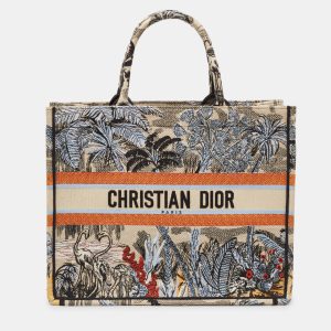 Dior Multicolor Toile De Jouy Tropicalia Embroidered Canvas Large Book Tote, Tote Handbags - Luxury Closet catalog