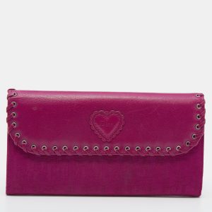 Dior Pink Oblique Canvas and Leather Trim Flap Continental Wallet, Wallets & Money Clips - Luxury Closet catalog
