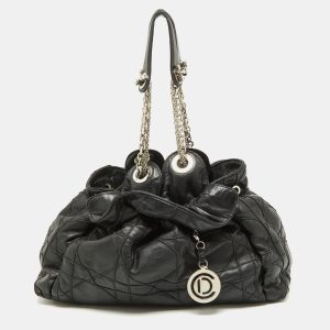 Dior Black Cannage Leather Le Trente Hobo, Shoulder Bags - Luxury Closet catalog