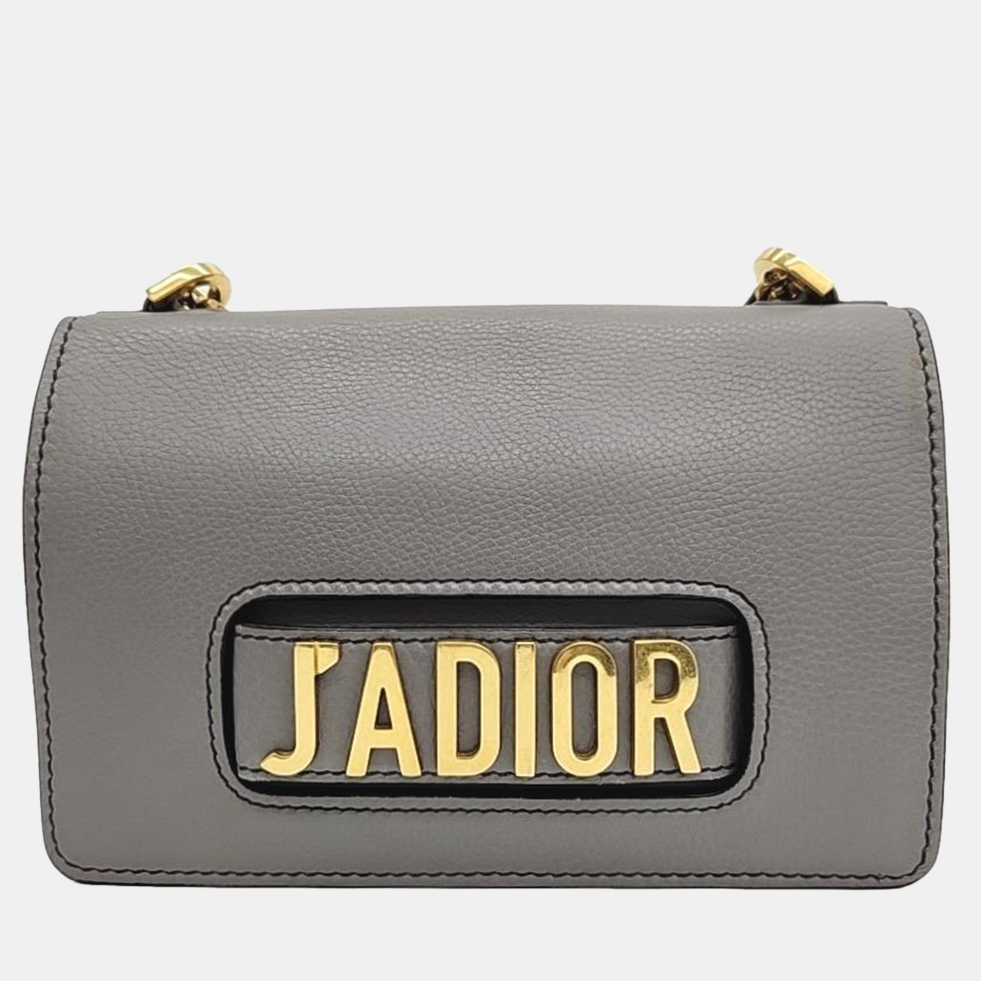 Christian Dior Grey Calfskin Medium J'adior Flap Bag, Shoulder Bags - Luxury Closet catalog