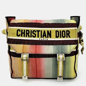 Christian Dior Multicolor Canvas Embroidered Dioraura Messenger, Shoulder Bags - Luxury Closet catalog