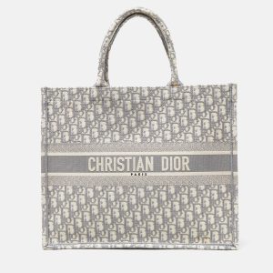 Dior Grey Oblique Canvas Large Book Tote, Tote Handbags - Luxury Closet catalog