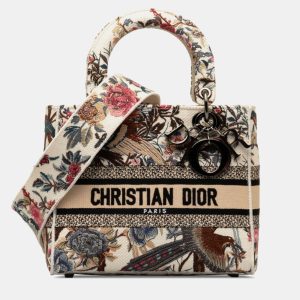Dior Beige/Brown Medium Jardin d'Hiver Lady D-Lite Bag, Tote Handbags - Luxury Closet catalog