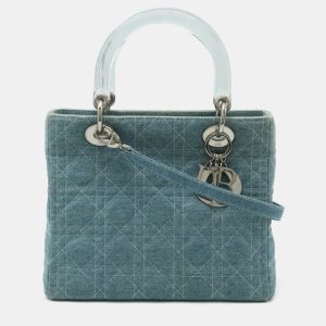 Dior Blue Denim Medium Lady Dior Tote Bag, Tote Handbags - Luxury Closet catalog