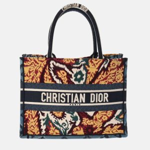 Dior Multicolour Canvas Embroidered Large Paisley Book Tote Bag, Tote Handbags - Luxury Closet catalog