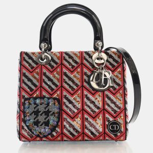 Dior Multicolor Leather and Sequin Medium Lady Dior Tote Bag, Tote Handbags - Luxury Closet catalog