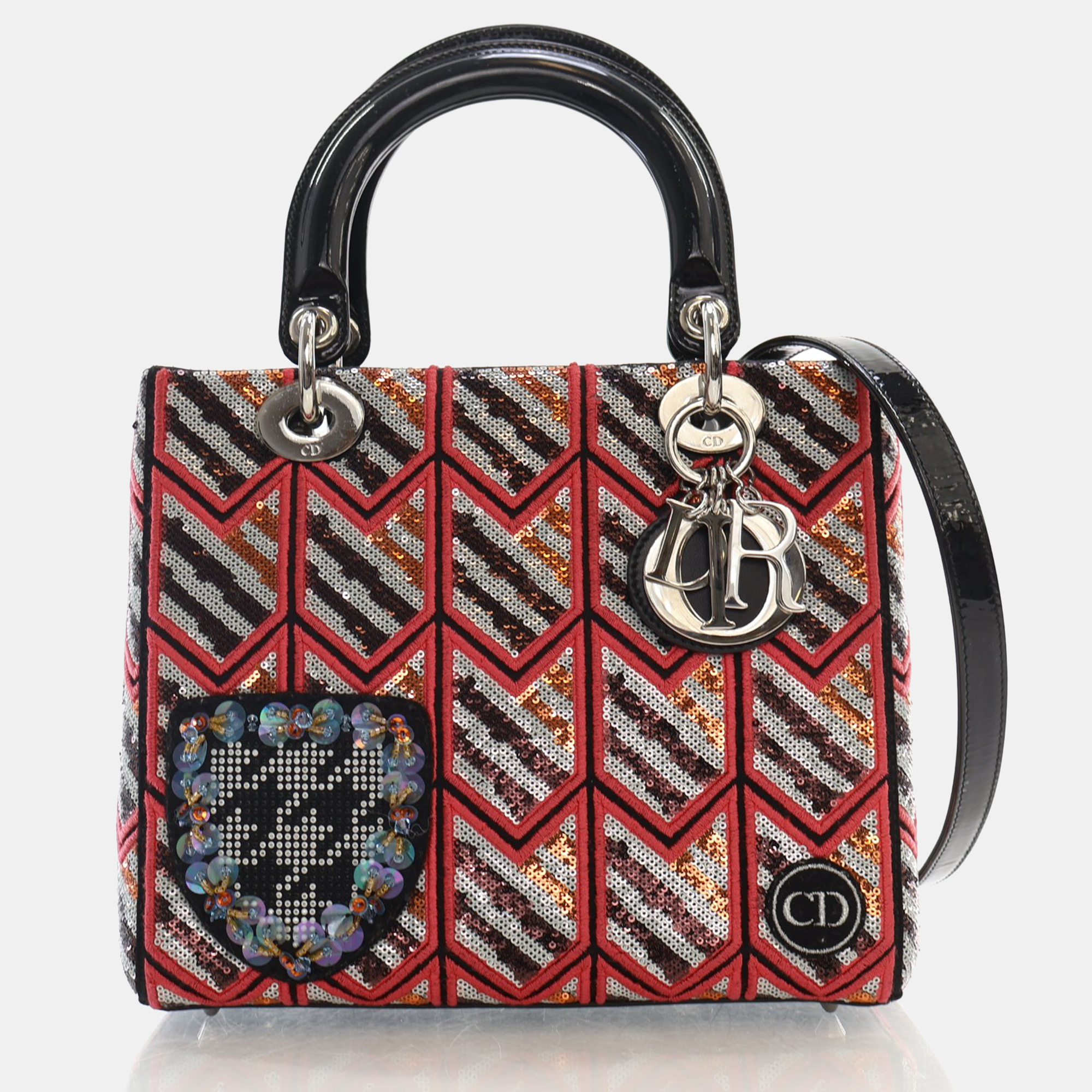 Dior Multicolor Leather and Sequin Medium Lady Dior Tote Bag, Tote Handbags - Luxury Closet catalog