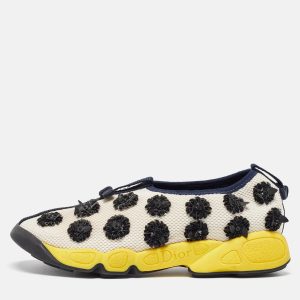 Dior White/Blue Mesh Sequins/Beads Embellished Fusion Sneakers Size 36, Athletic Shoes & Sneakers - Luxury Closet catalog