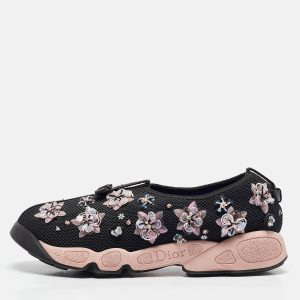 Dior Black Mesh Fusion Floral Embellished Sneakers Size 38, Athletic Shoes & Sneakers - Luxury Closet catalog