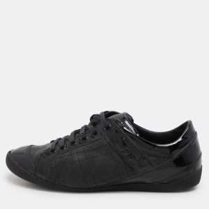 Dior Black Leather and Patent Leather Low Top Sneakers Size 36.5, Athletic Shoes & Sneakers - Luxury Closet catalog