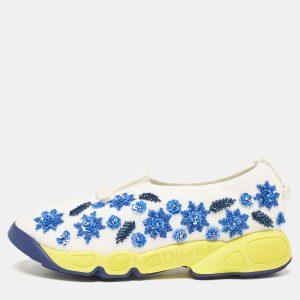 Dior White/Blue Mesh Embellished Fusion Sneakers Size 36, Athletic Shoes & Sneakers - Luxury Closet catalog