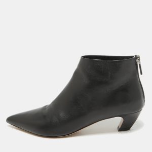 Dior Black Leather Ankle Length Boots Size 38, Boots - Luxury Closet catalog