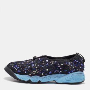 Dior Black Mesh Fusion Embellished Slip On Sneakers Size 41.5, Athletic Shoes & Sneakers - Luxury Closet catalog