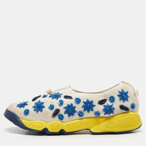 Dior White/Blue Mesh Embellished Fusion Sneakers Size 41, Athletic Shoes & Sneakers - Luxury Closet catalog