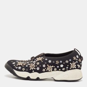 Dior Black Mesh Embellished Fusion Sneakers Size 36.5, Athletic Shoes & Sneakers - Luxury Closet catalog