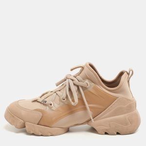 Dior Beige PVC and Leather D-Connect High Top Sneakers Size 38, Athletic Shoes & Sneakers - Luxury Closet catalog