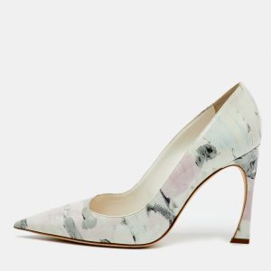 Dior Multicolor Printed Patent Leather Pointed Toe Pumps Size 39.5, Pumps - Luxury Closet catalog