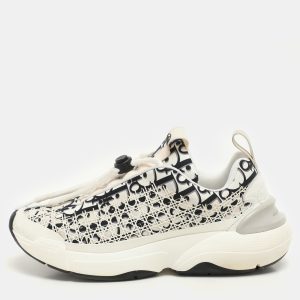 Dior White/Black Oblique Cannage Neoprene and Rubber B24 Low Top Sneakers Size 37, Athletic Shoes & Sneakers - Luxury Closet catalog