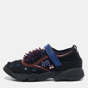 Dior Black/Blue Neoprene and Mesh Embellished Fusion Sneakers Size 39, Athletic Shoes & Sneakers - Luxury Closet catalog