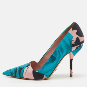Dior Multicolor Floral Print Fabric Decli Defile Pointed Toe Pumps Size 36.5, Pumps - Luxury Closet catalog