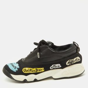 Dior Black Leather and Mesh Fusion Lace Up Sneakers Size 39.5, Athletic Shoes & Sneakers - Luxury Closet catalog