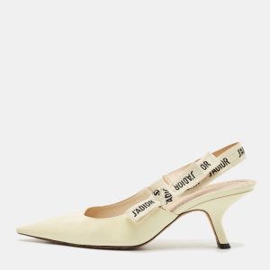 Dior Cream Patent Leather J'Adior Slingback Pumps Size 39, Pumps - Luxury Closet catalog
