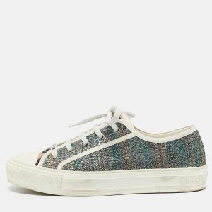 Dior Multicolor Metallic Foil Fabric Walk'n'Dior Low-Top Sneakers Size 40, Athletic Shoes & Sneakers - Luxury Closet catalog