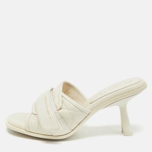 Dior Off White Quilted Leather Diorevolution Slide Sandals Size 37.5, Sandals - Luxury Closet catalog