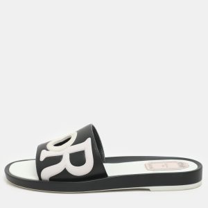 Dior Black/Light Pink Leather Marina Flat Slides Size 38, Sandals - Luxury Closet catalog