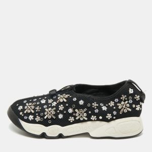 Dior Black Mesh Crystal Embellished Fusion Sneakers Size 36.5, Athletic Shoes & Sneakers - Luxury Closet catalog