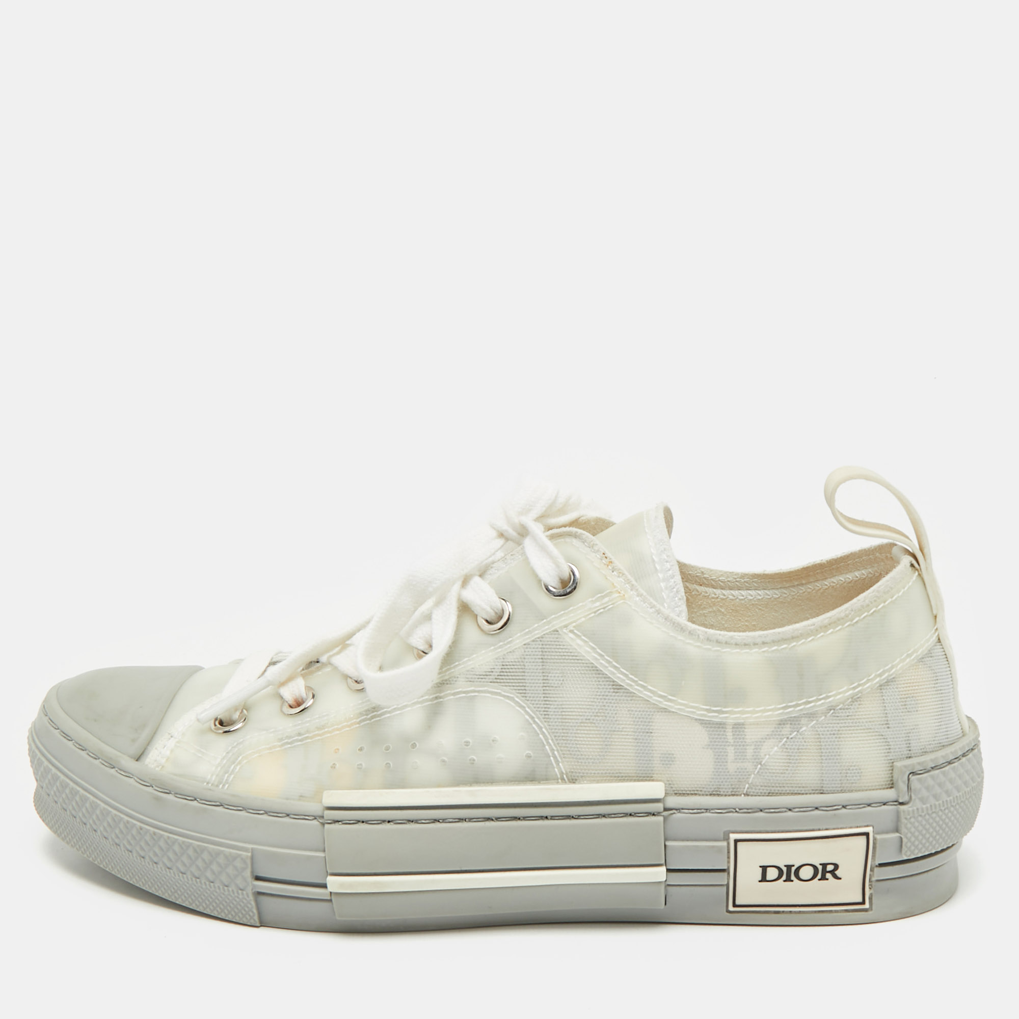 Dior Grey Oblique Mesh and Rubber B23 Sneakers Size 37, Athletic Shoes & Sneakers - Luxury Closet catalog