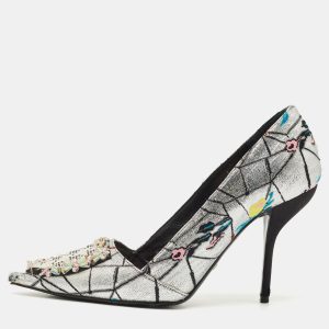 Dior Multicolor Embroidered Fabric Embellished Pointed Toe Pumps Size 40, Pumps - Luxury Closet catalog
